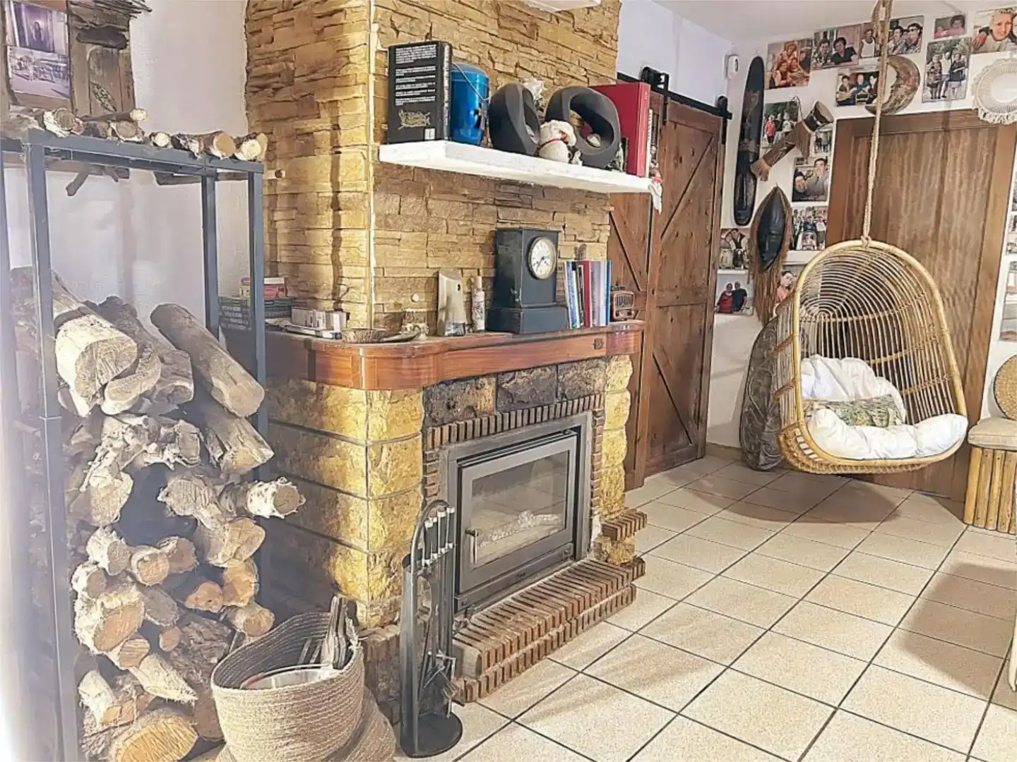 Wohnzimmer von Wohnung zum Verkauf in Elche / Elx mit Klimaanlage, Privatgarten und Abstellraum