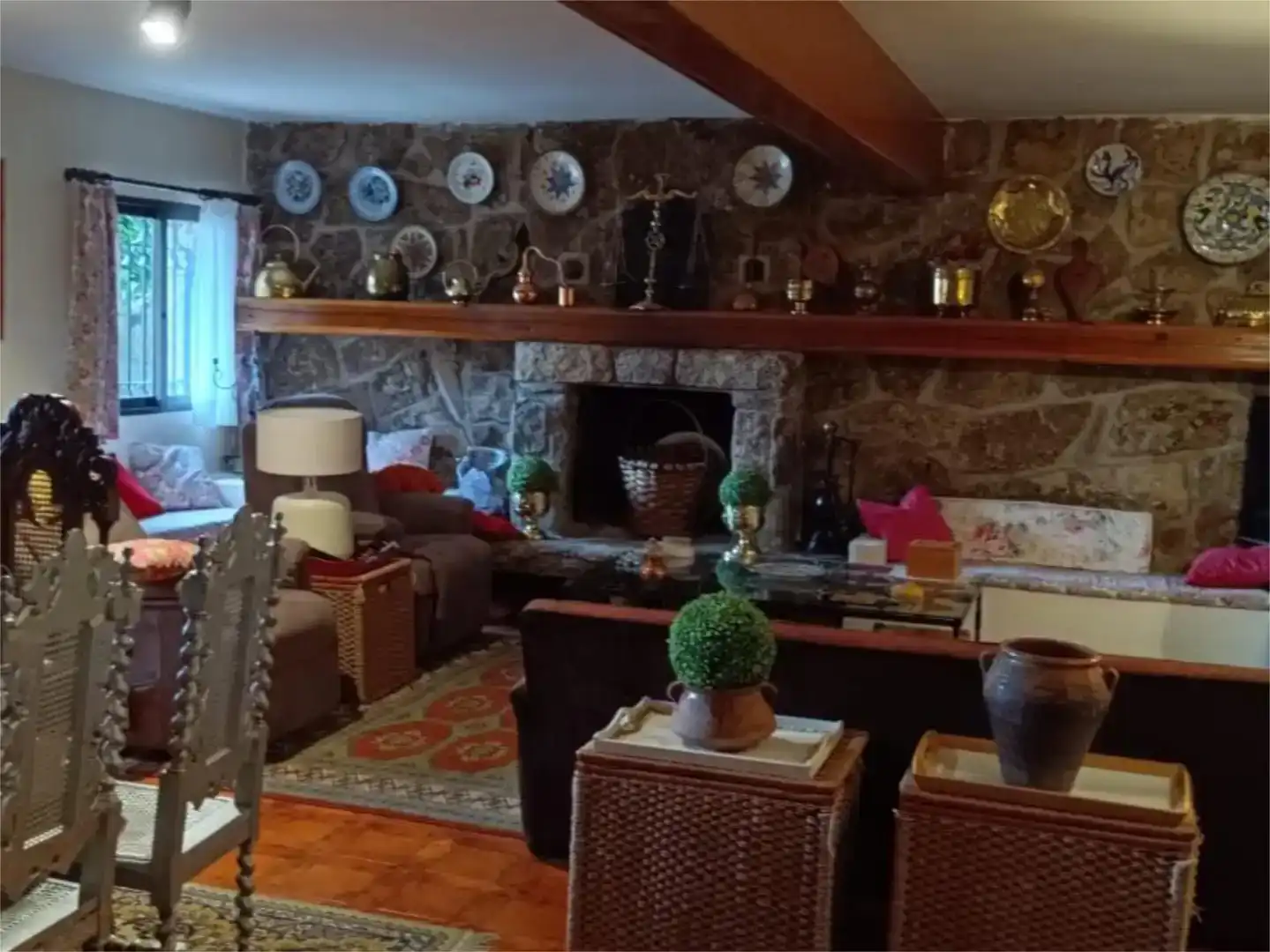 Sala d'estar de Casa o xalet en venda en Colmenar Viejo amb Jardí privat
