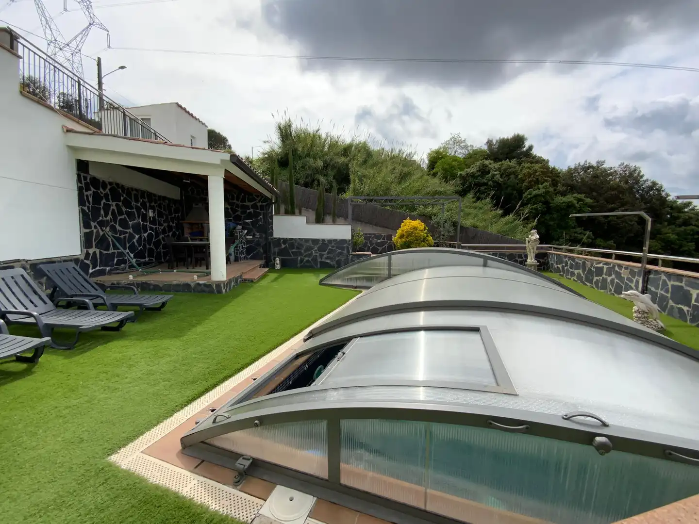 Terraza de Casa adosada en venta en Terrassa con Calefacción, Jardín privado y Terraza