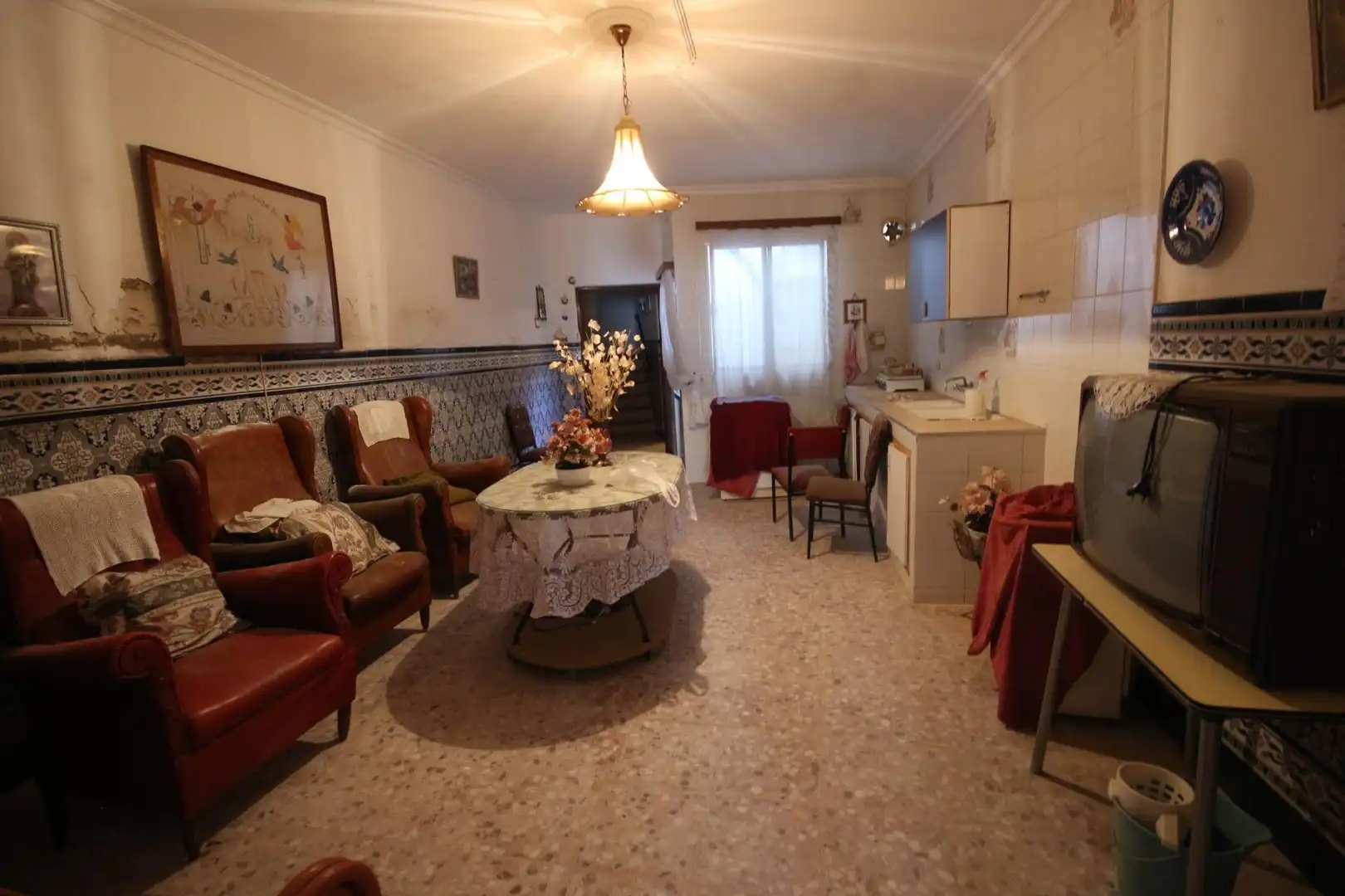 Sala d'estar de Casa o xalet en venda en Pueblonuevo del Guadiana amb Terrassa, Traster i Balcó