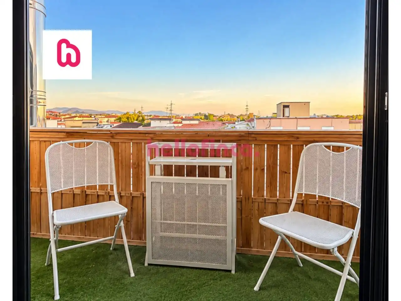 Terrace of Flat for sale in Terrassa  with Air Conditioner, Heating and Parquet flooring