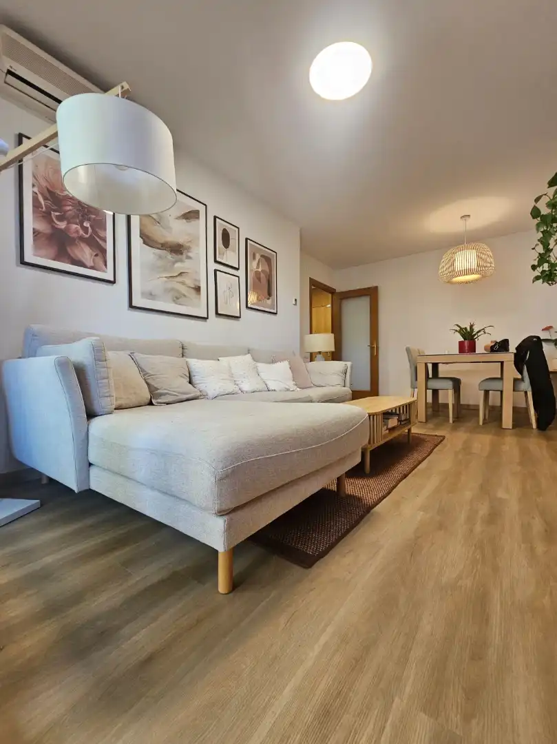 Sala de estar de Piso en venta en Barcelona con Aire acondicionado, Calefacción y Parquet
