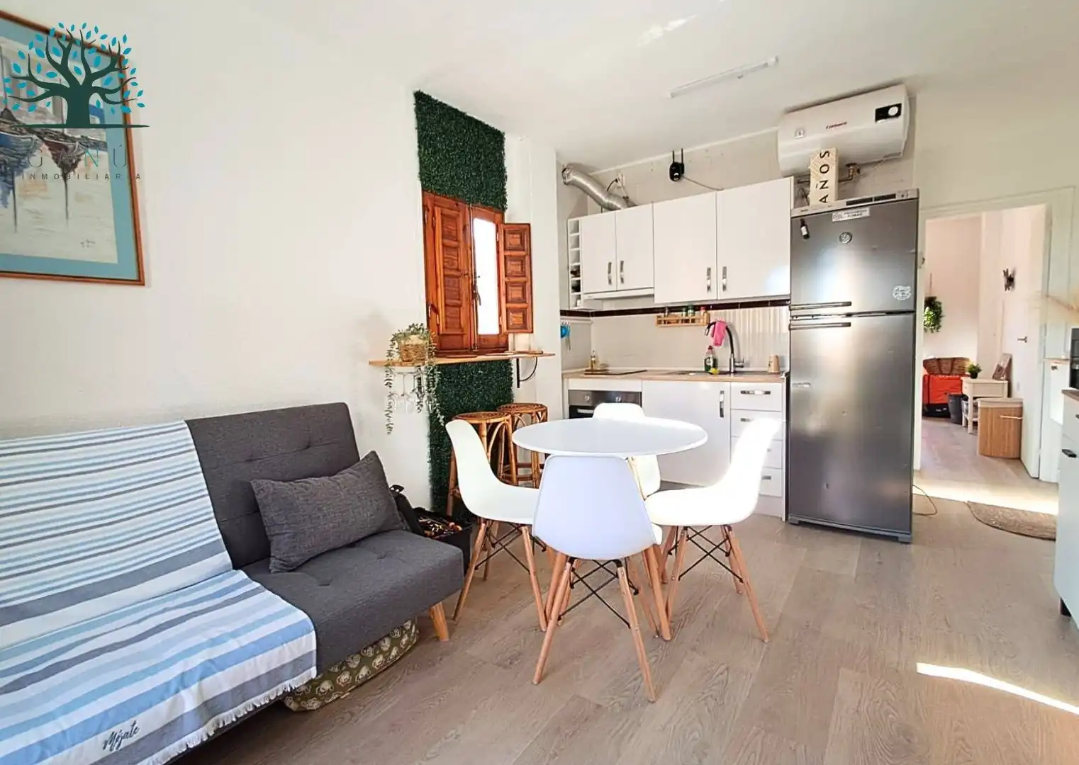 Cuina de Apartament en venda en Mazarrón amb Aire condicionat, Terrassa i Moblat