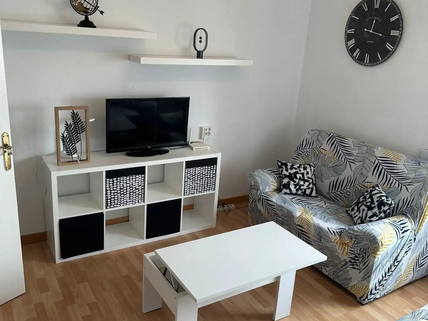 Wohnzimmer von Wohnung zur Miete in Murcia mit Klimaanlage, Heizung und Möbliert