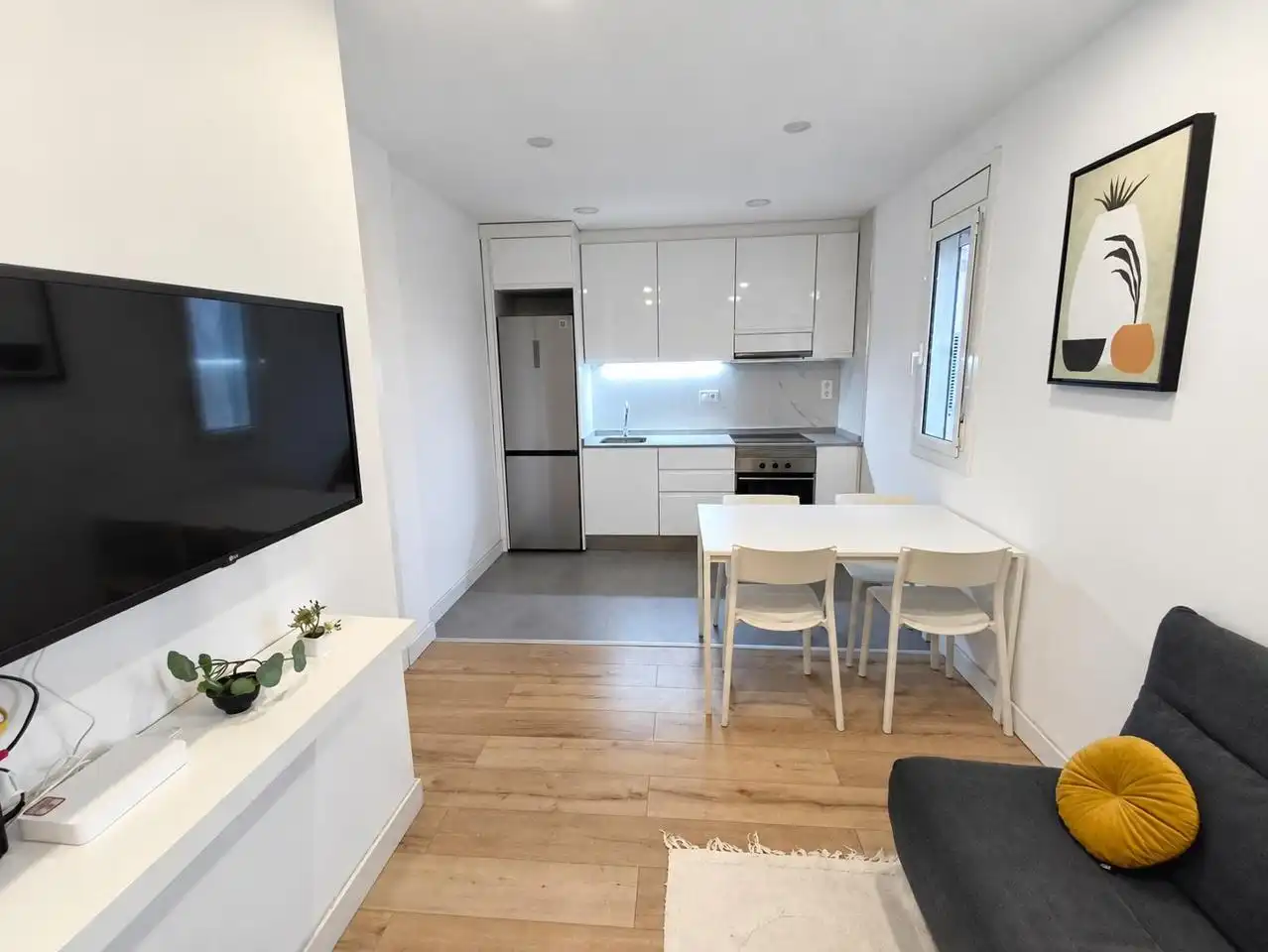 Cocina de Ático en venta en Barcelona con Aire acondicionado, Parquet y Amueblado