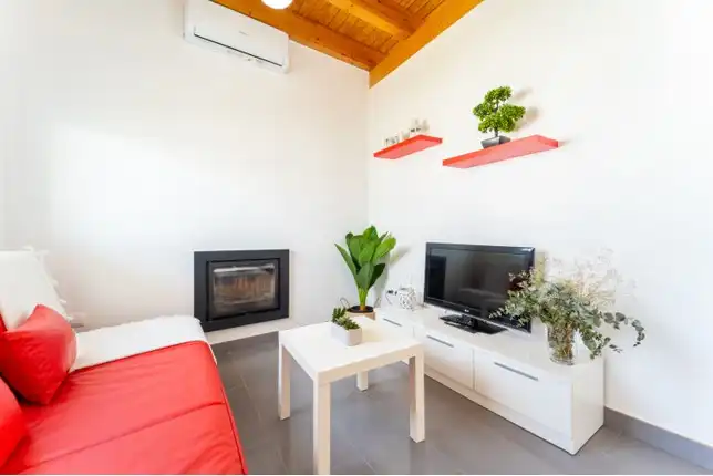 Living room of Houses for rent in Barbate  with Air Conditioner, Heating and Private garden