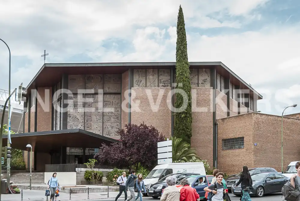 Vista exterior de Pis de lloguer en Madrid amb Aire condicionat, Calefacció i Moblat