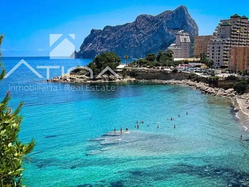 Vista exterior de Apartamento en venta en Calpe / Calp con Aire acondicionado, Jardín privado y Terraza