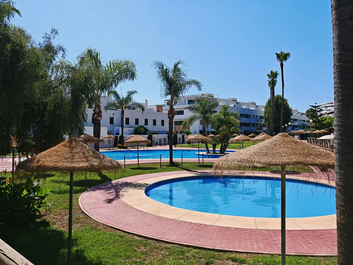 Piscina de Apartamento en venta en Mijas con Aire acondicionado, Calefacción y Terraza