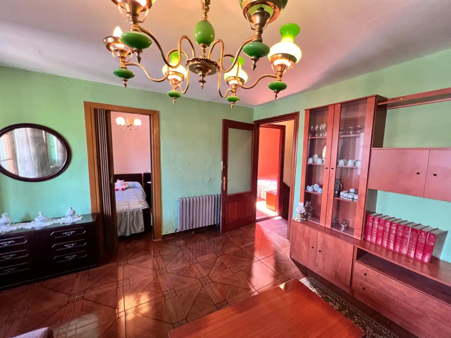 Dining room of Houses for sale in Langreo  with Heating, Private garden and Furnished