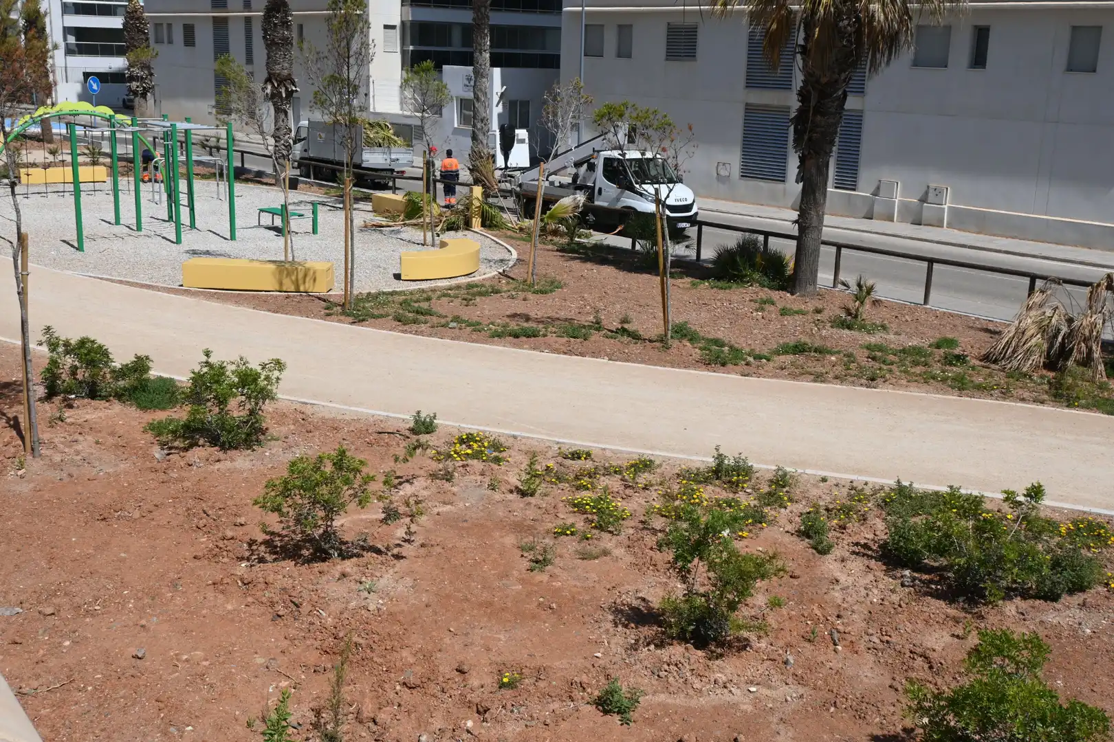 Parking de Apartamento en venta en La Manga del Mar Menor con Terraza, Amueblado y Horno