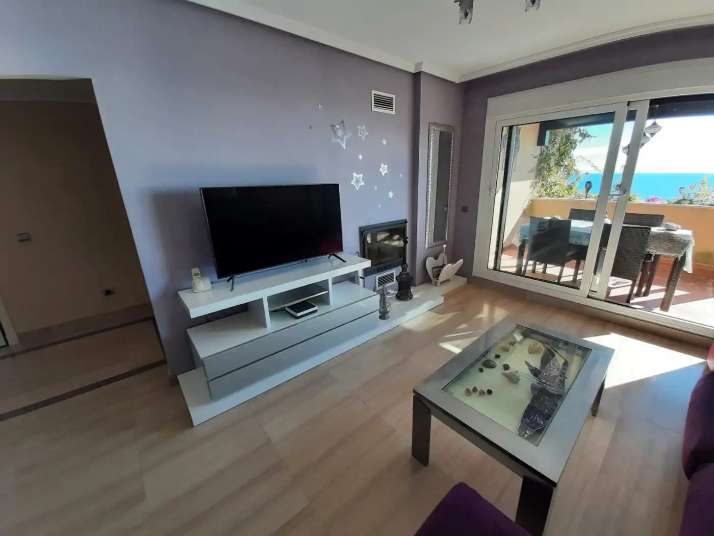 Sala de estar de Ático en venta en Águilas con Aire acondicionado, Calefacción y Terraza