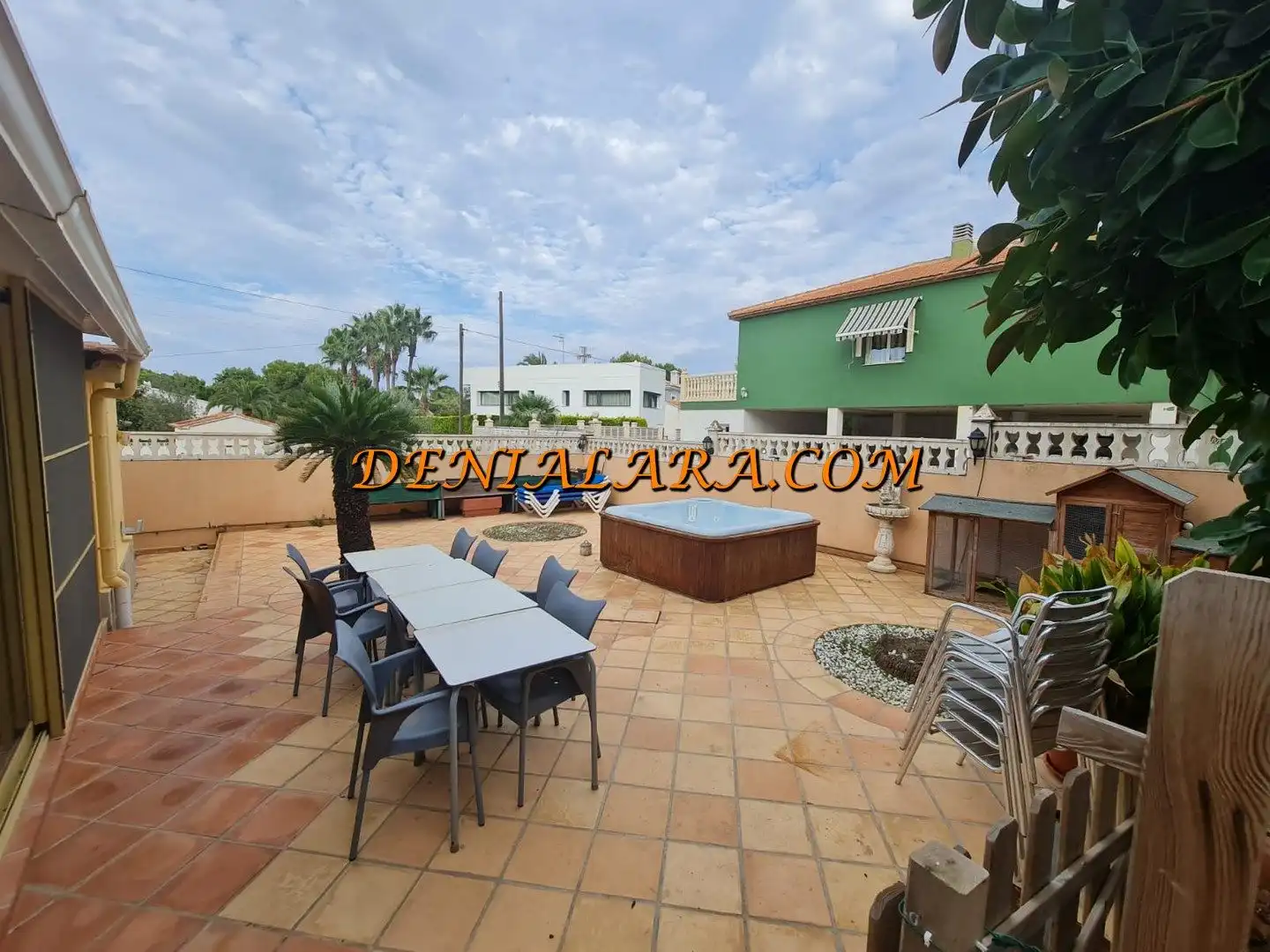 Terraza de Casa o chalet de alquiler en Dénia con Aire acondicionado, Calefacción y Jardín privado