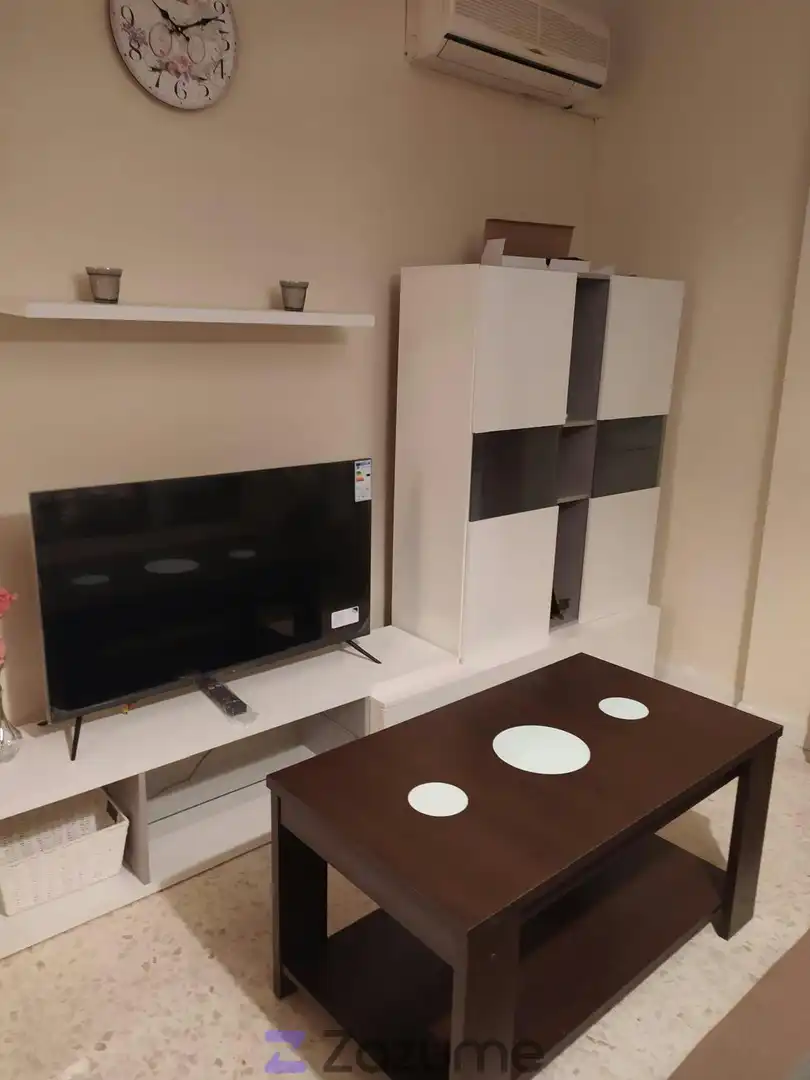 Living room of Flat for rent in  Sevilla Capital  with Air Conditioner, Terrace and Furnished