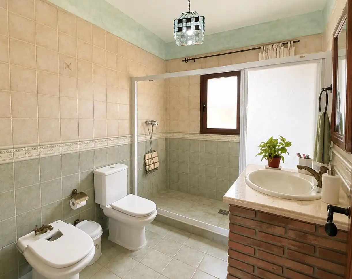 Bathroom of Country homes for sale in Cútar  with Air Conditioner, Private garden and Terrace