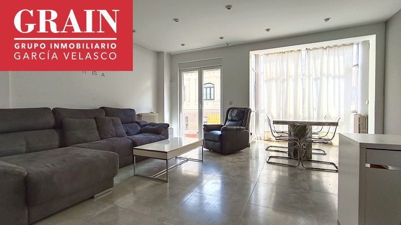 Living room of Flat for sale in  Albacete Capital  with Heating and Balcony