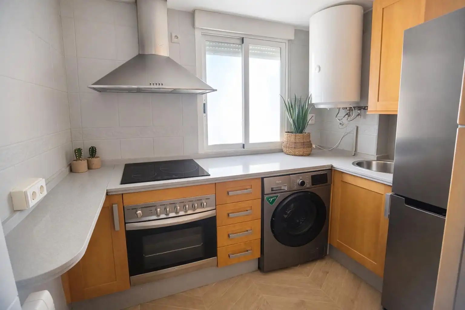 Cocina de Apartamento de alquiler en Córdoba con Aire acondicionado, Calefacción y Amueblado