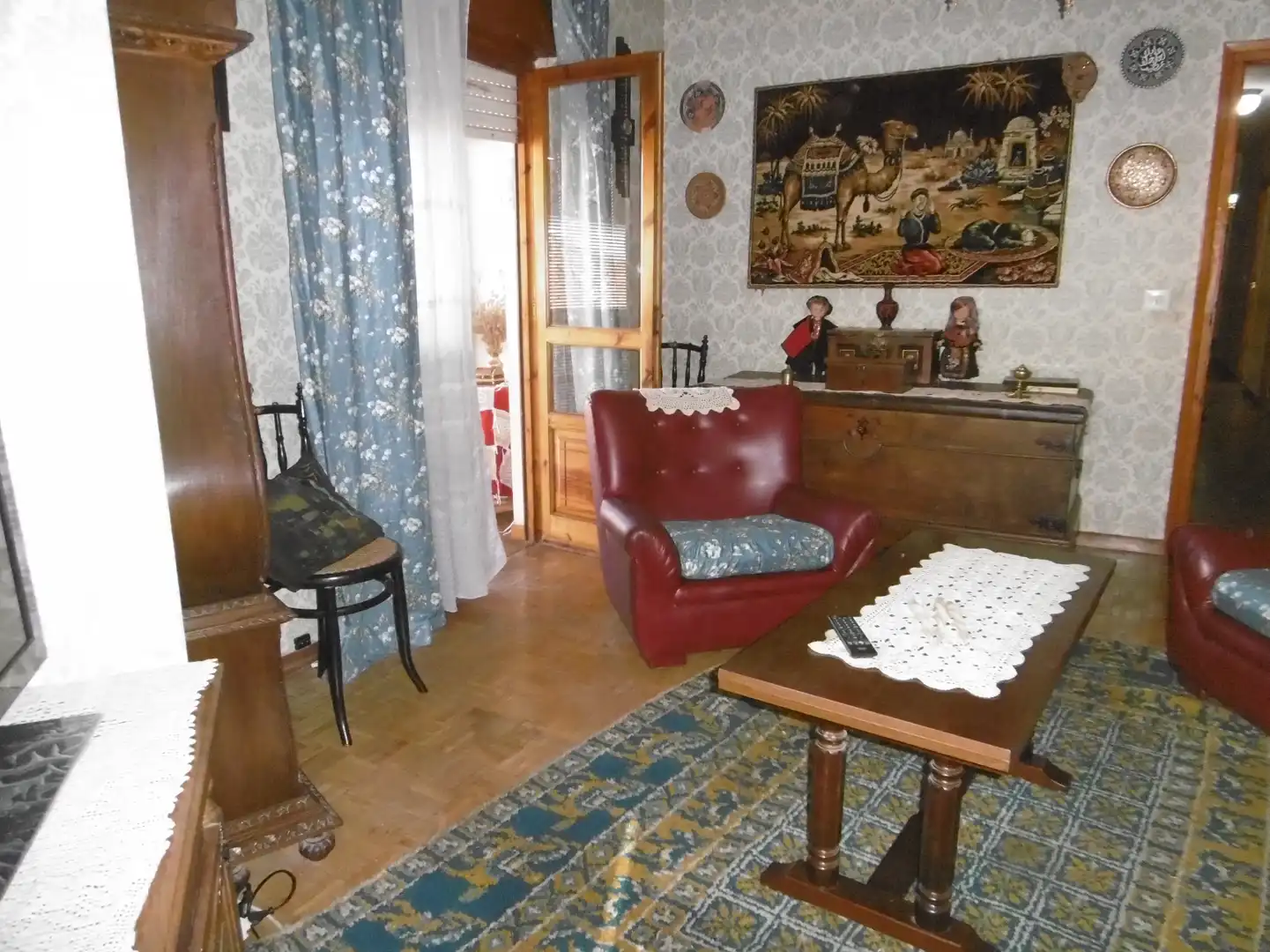 Wohnzimmer von Wohnung zum Verkauf in Astorga mit Heizung, Parkett und Terrasse