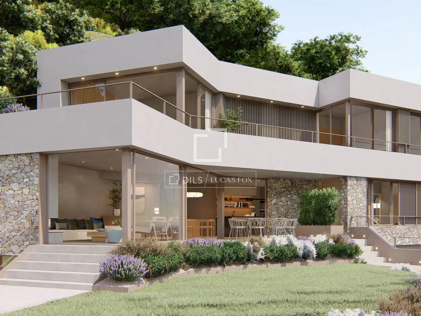 Außenansicht von Haus oder Chalet zum Verkauf in Begur mit Klimaanlage, Heizung und Privatgarten