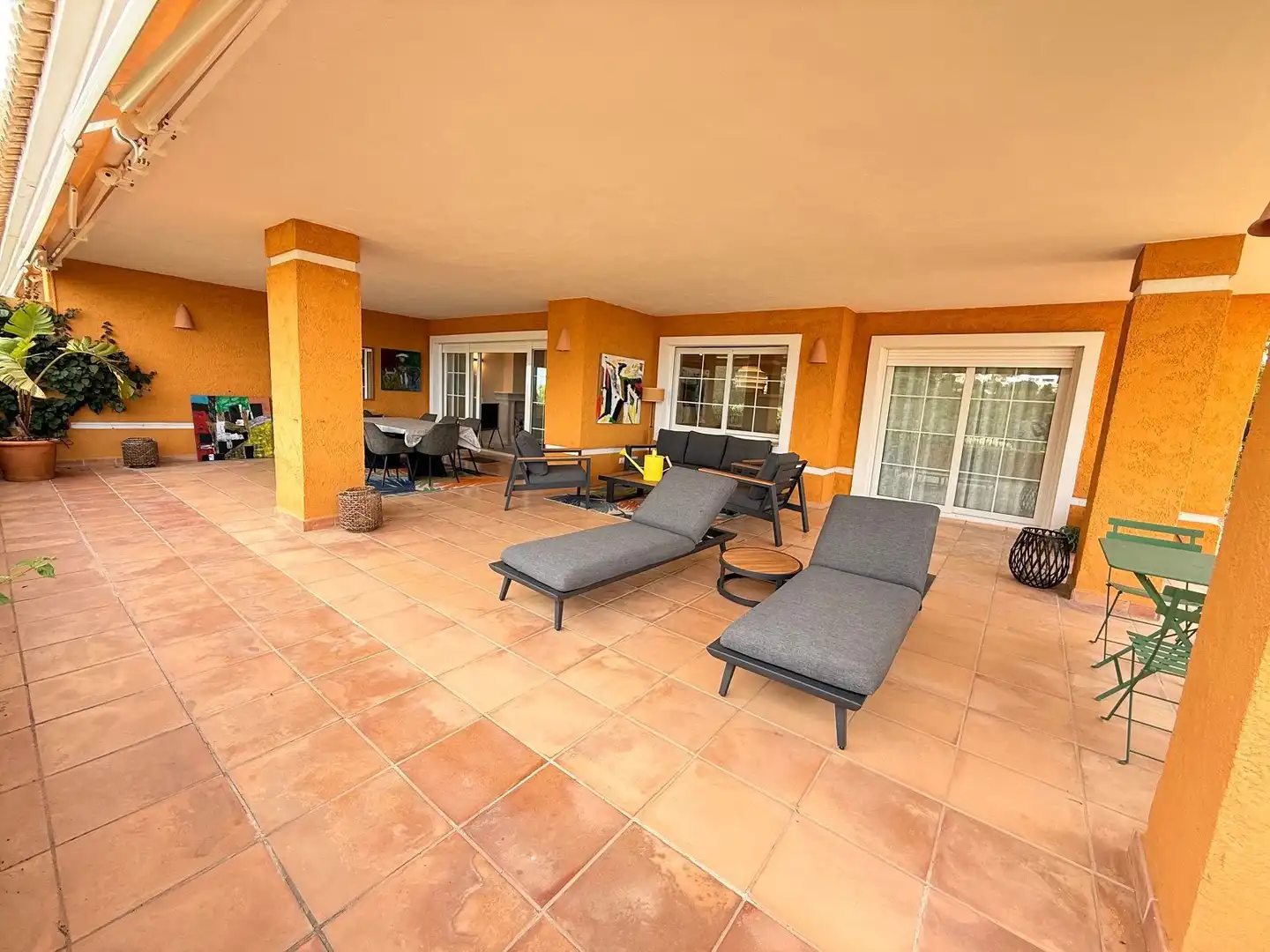 Terraza de Apartamento de alquiler en Altea con Aire acondicionado, Calefacción y Jardín privado