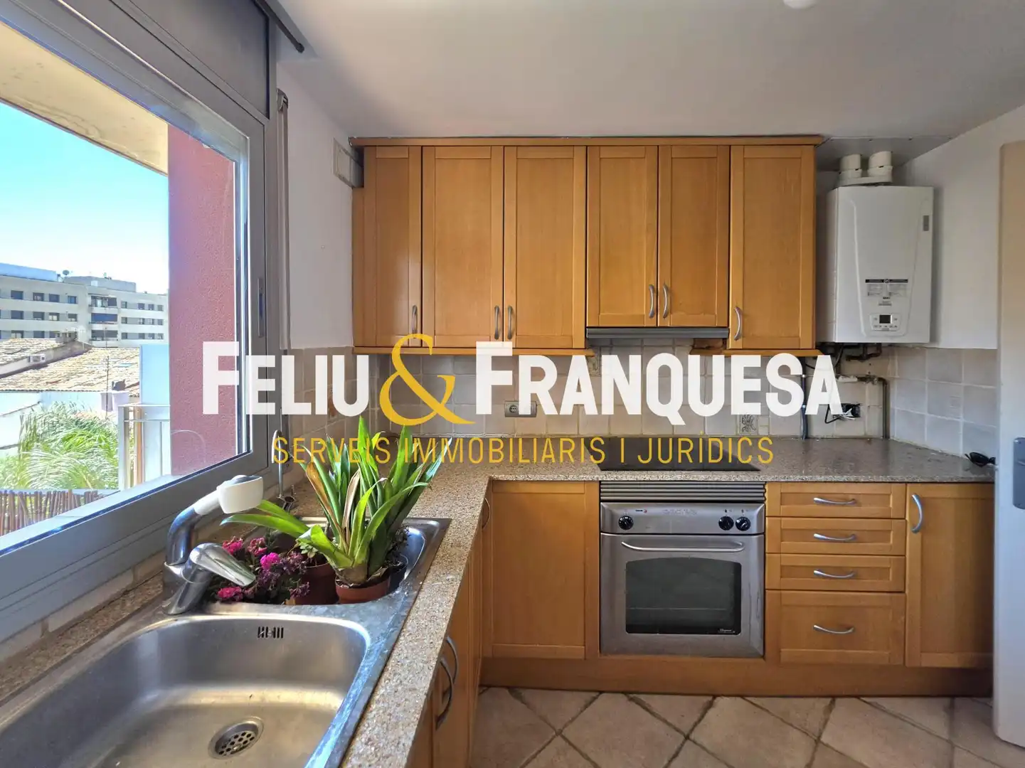 Kitchen of Attic for sale in Sant Cugat del Vallès  with Heating, Terrace and Oven