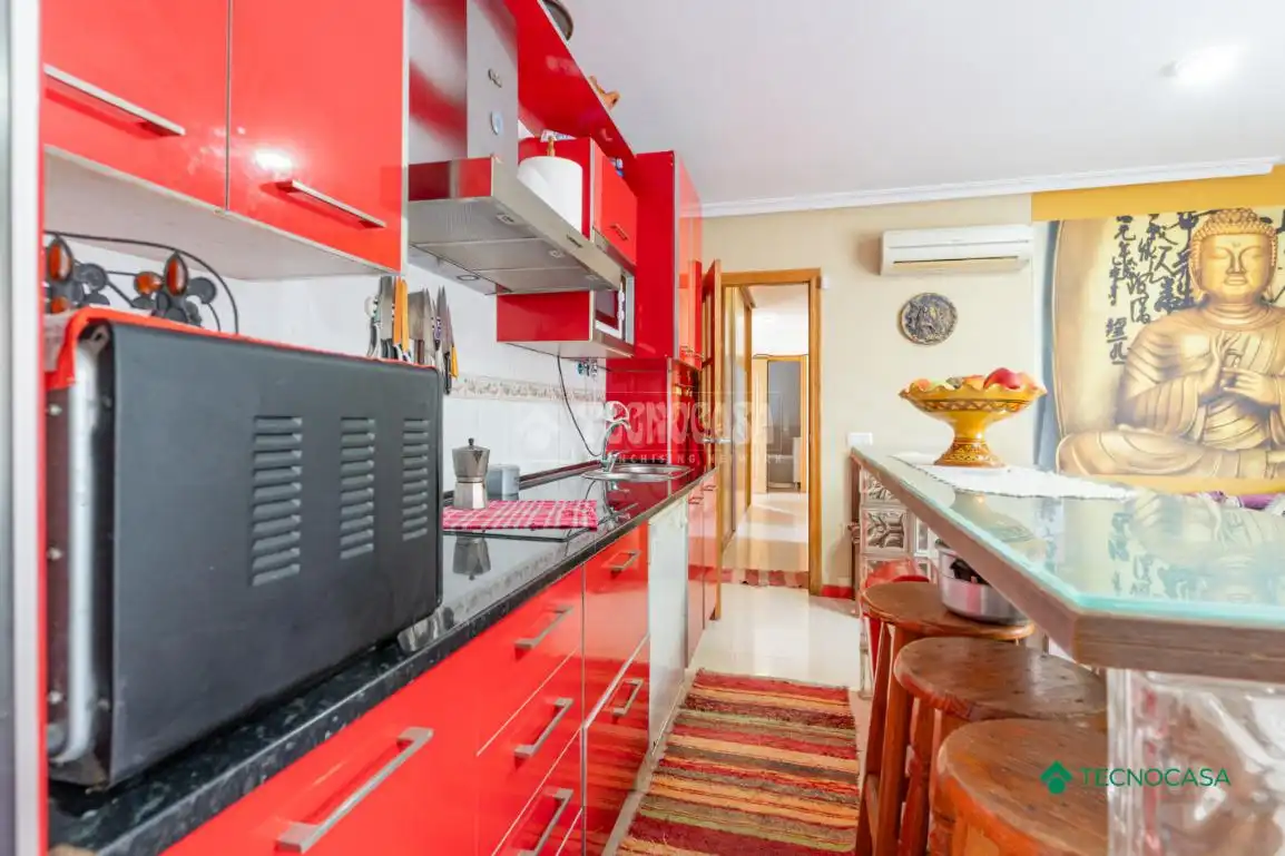 Kitchen of Flat for sale in Roquetas de Mar  with Air Conditioner and Community pool