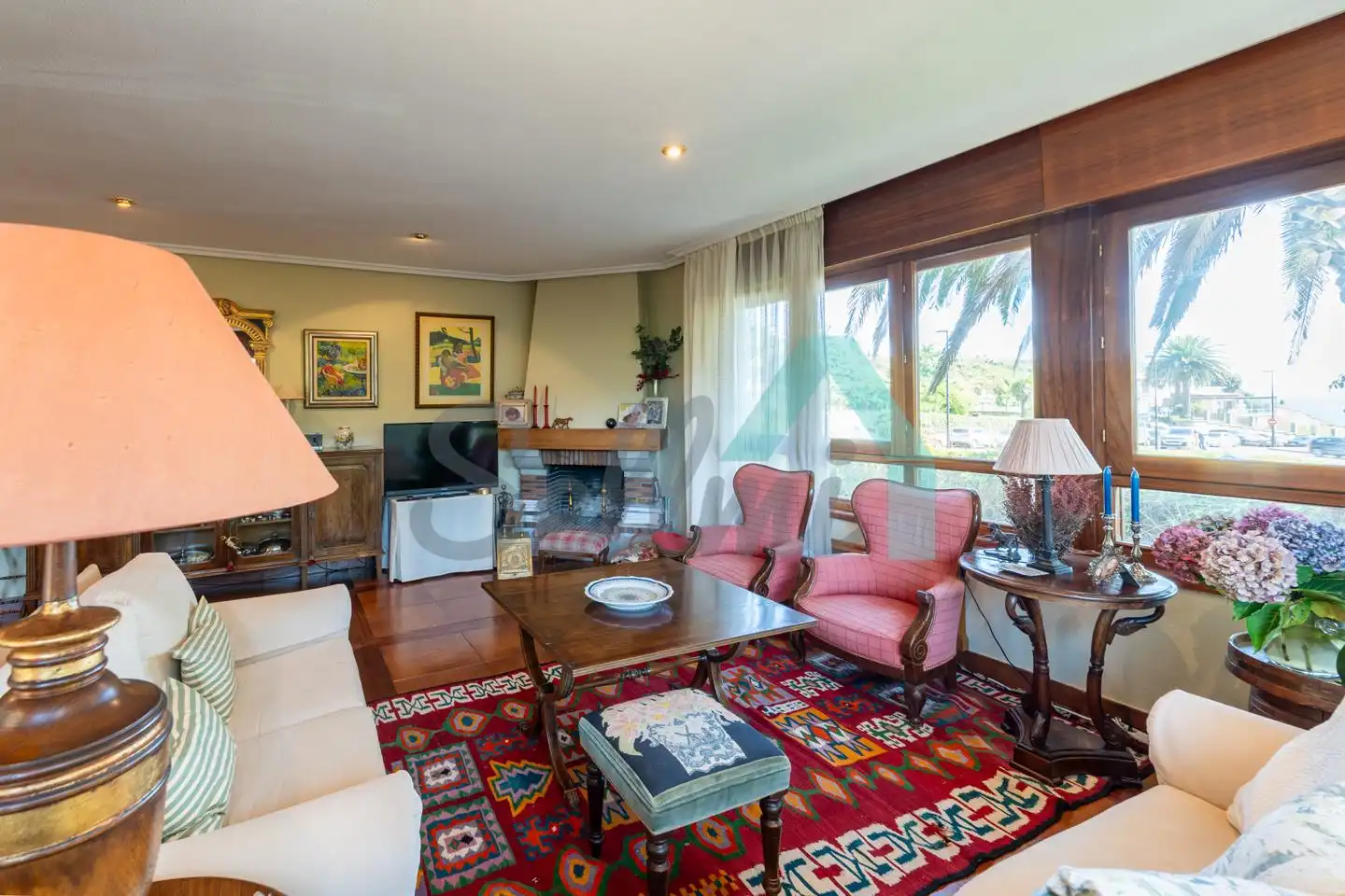 Living room of Detached homes for sale in Llanes  with Heating, Private garden and Parquet flooring
