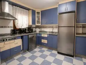 Cocina de Casa adosada en venta en Vegas del Genil con Aire acondicionado, Calefacción y Jardín privado
