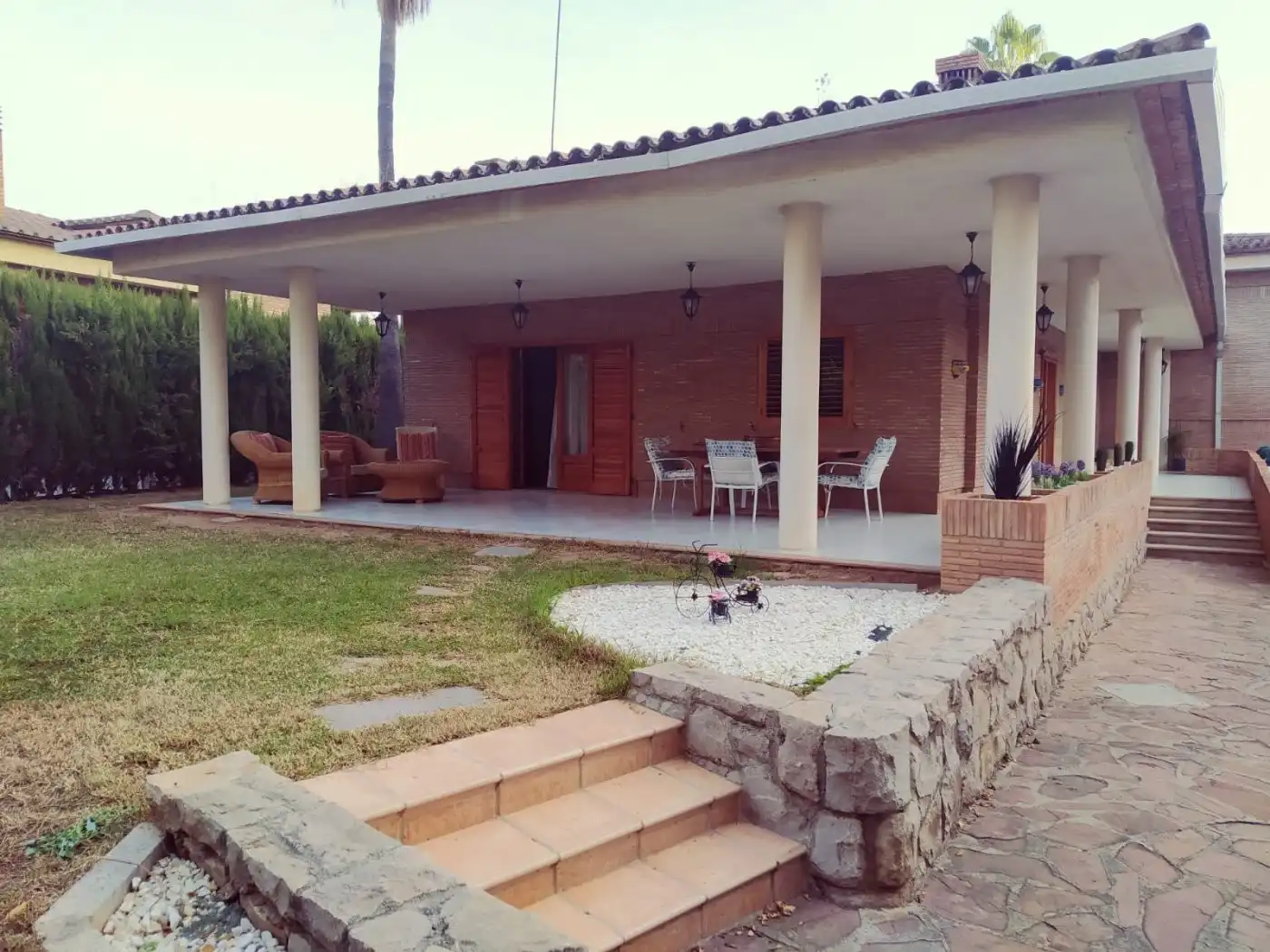 Terrassa de Finca rústica en venda en Burriana / Borriana amb Calefacció, Jardí privat i Terrassa