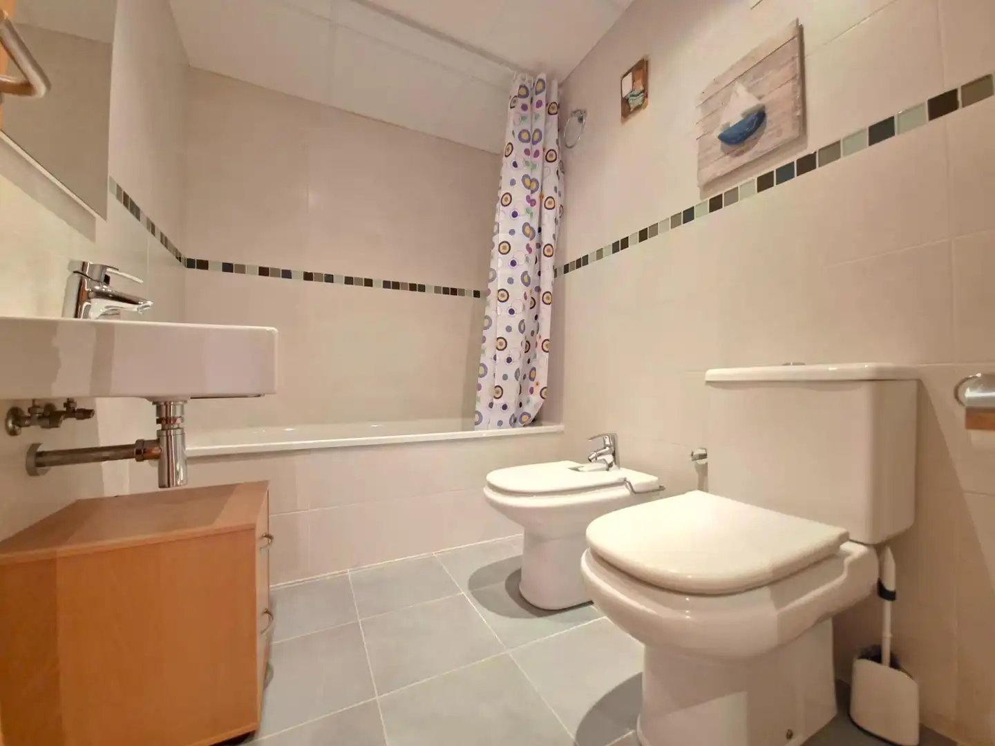 Baño de Apartamento en venta en Oropesa del Mar / Orpesa con Aire acondicionado, Terraza y Amueblado