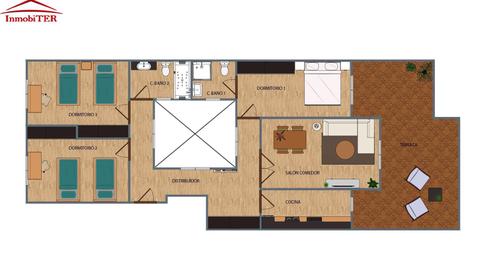 Foto 4 de Piso en venta en Calle Doctores (s.blas), Pedanías, Teruel