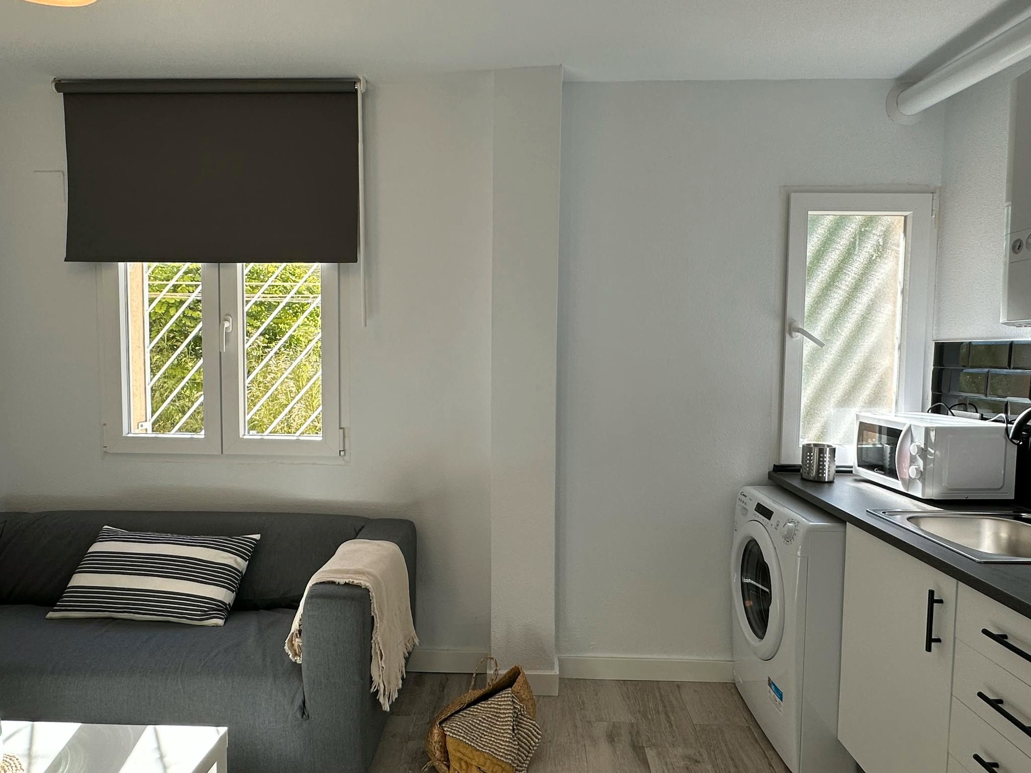 Bedroom of Flat to rent in  Madrid Capital  with Heating, Furnished and Washing machine