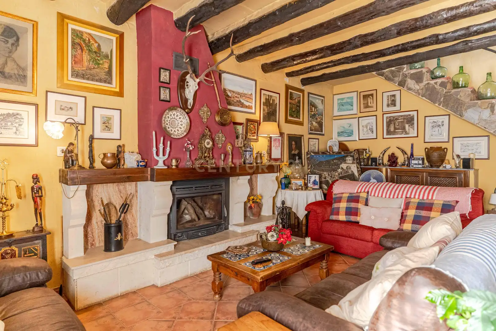 Living room of Houses for sale in Lanjarón  with Private garden, Storage room and Swimming Pool