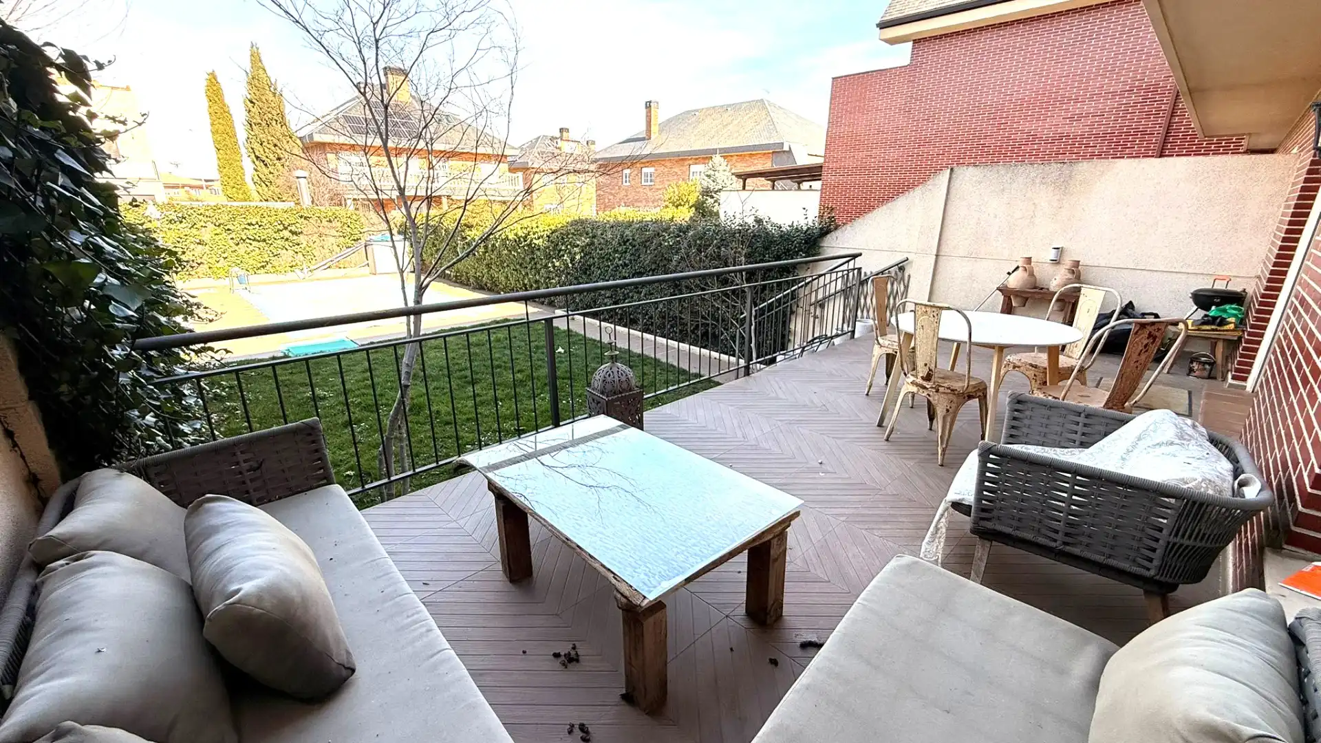 Terraza de Casa o chalet en venta en Madrid con Aire acondicionado, Calefacción y Jardín privado
