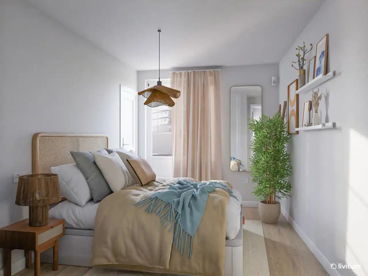 Habitación de Piso de alquiler en Cádiz con Aire acondicionado y Amueblado