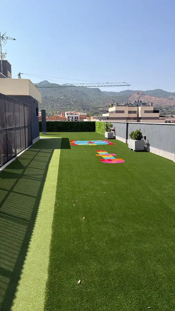 Terraza de Ático de alquiler en Murcia con Aire acondicionado, Calefacción y Jardín privado