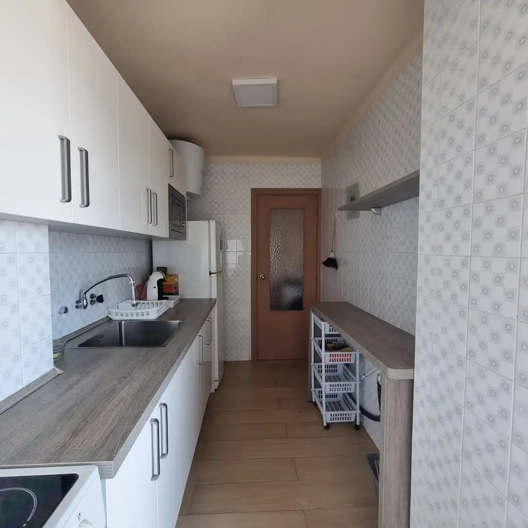 Cuina de Apartament de lloguer en Sagunto / Sagunt amb Aire condicionat, Terrassa i Moblat
