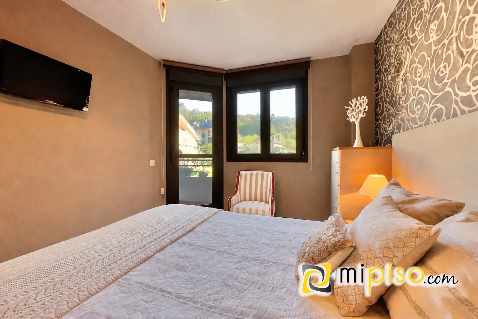 Bedroom of Flat for sale in Limpias  with Heating, Terrace and Furnished