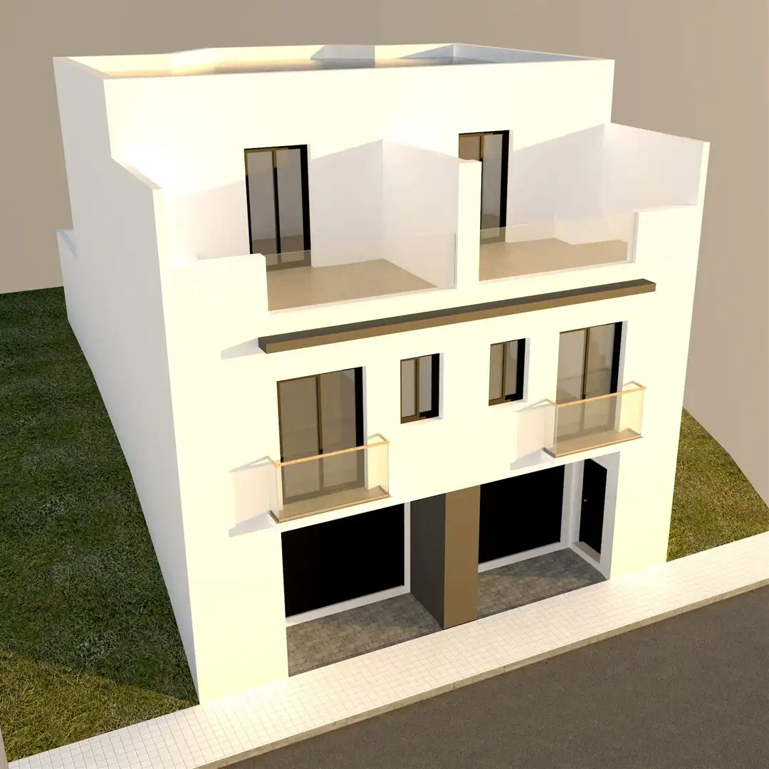 Vista exterior de Casa adosada en venta en Cártama