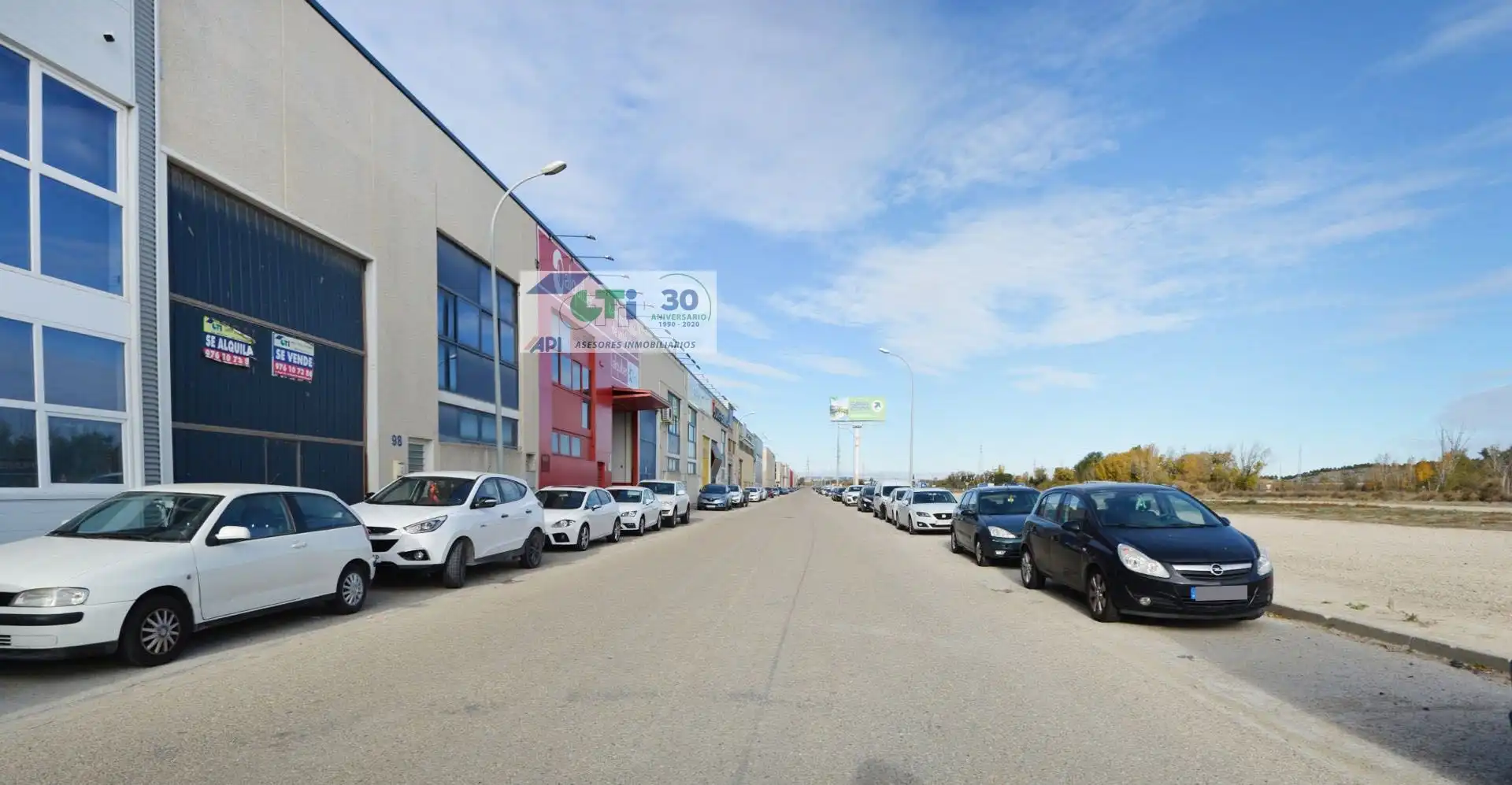 Exterior view of Industrial buildings for rent in La Puebla de Alfindén