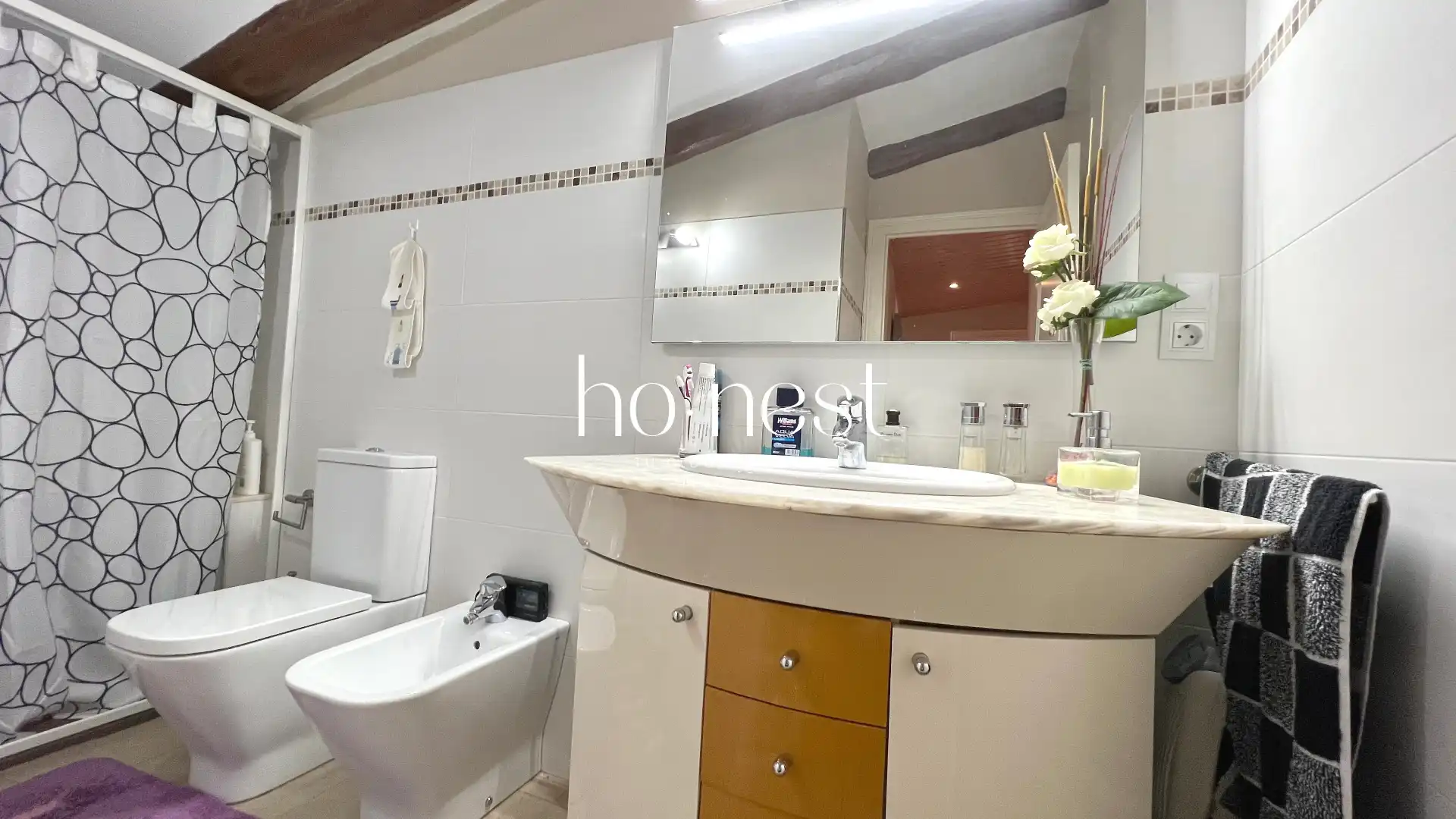 Baño de Casa adosada en venta en Sant Quintí de Mediona con Aire acondicionado, Terraza y Balcón
