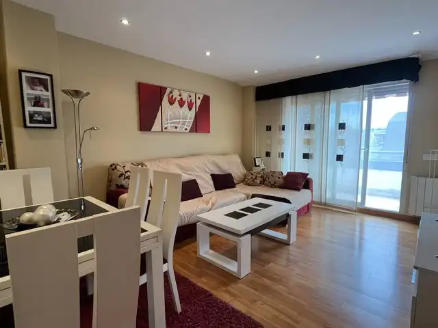 Sala d'estar de Dúplex en venda en Piélagos amb Calefacció, Parquet i Terrassa