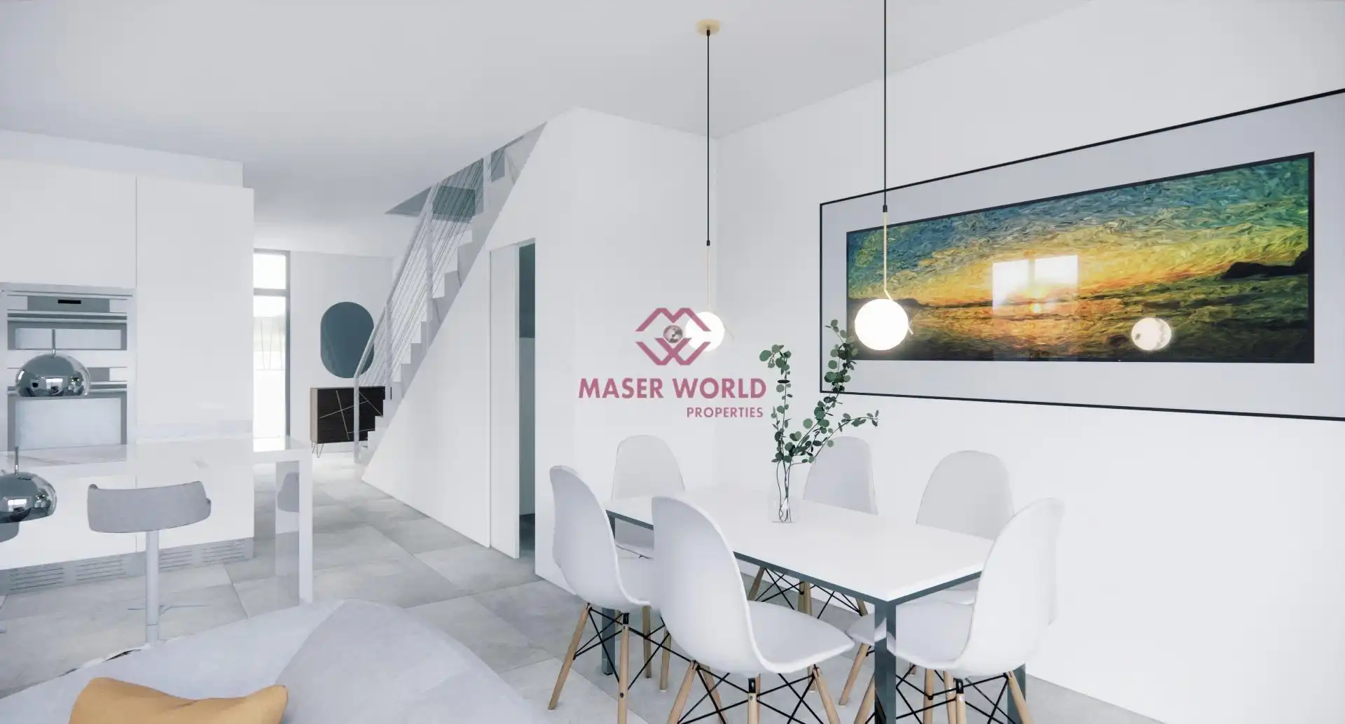 Dining room of Houses for sale in Mazarrón  with Heating, Private garden and Terrace