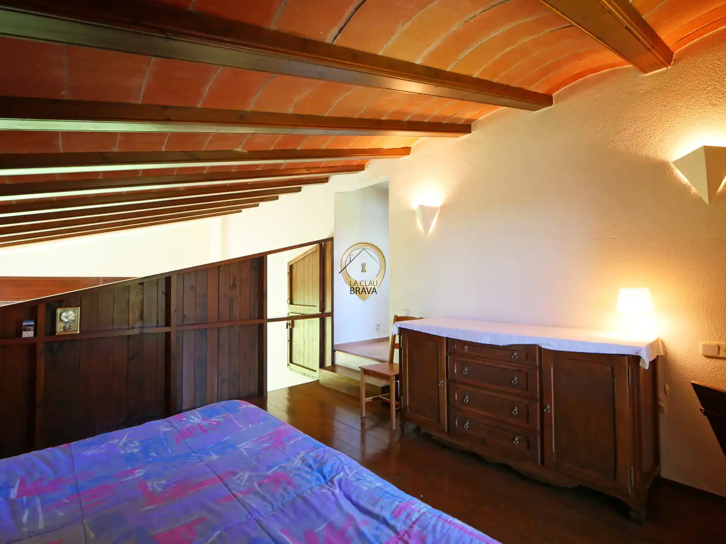 Schlafzimmer von Country house zum Verkauf in Cassà de la Selva mit Heizung, Privatgarten und Abstellraum