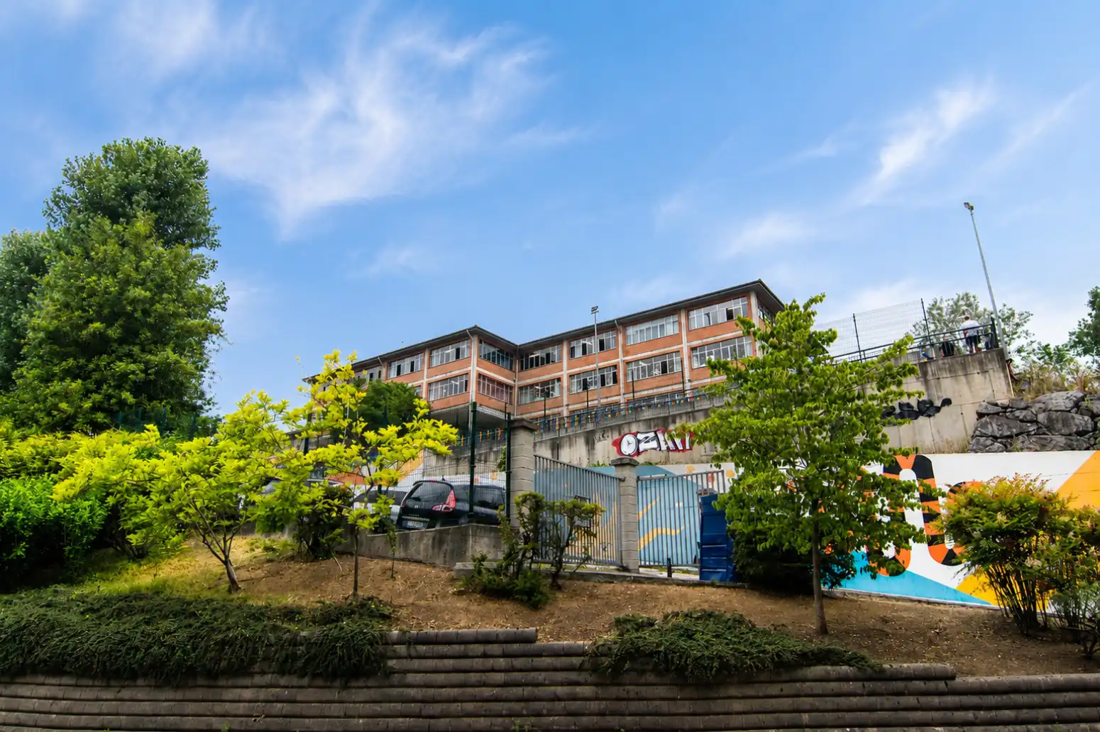 Exterior view of Flat for sale in Oviedo   with Heating, Parquet flooring and Terrace