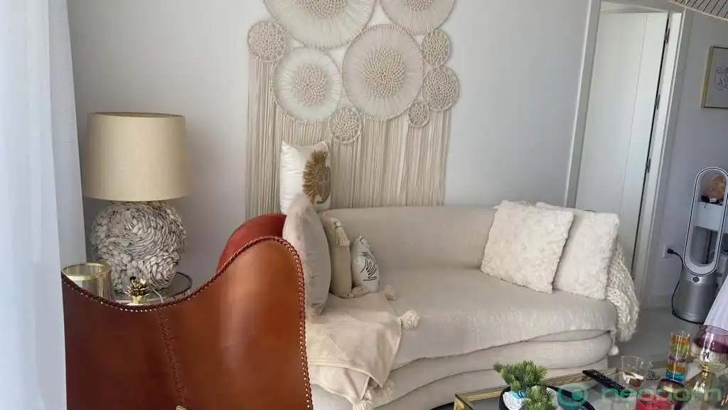 Sala de estar de Dúplex en venta en Finestrat con Aire acondicionado, Calefacción y Terraza