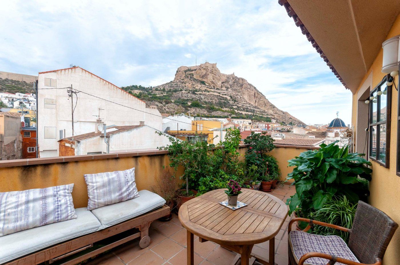 Terrassa de Àtic de lloguer en Alicante / Alacant amb Aire condicionat, Terrassa i Balcó