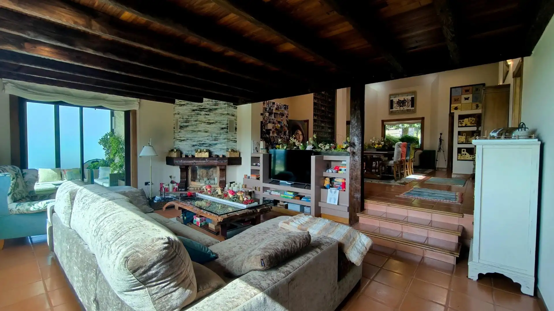 Living room of Houses for sale in Vigo   with Air Conditioner, Heating and Private garden