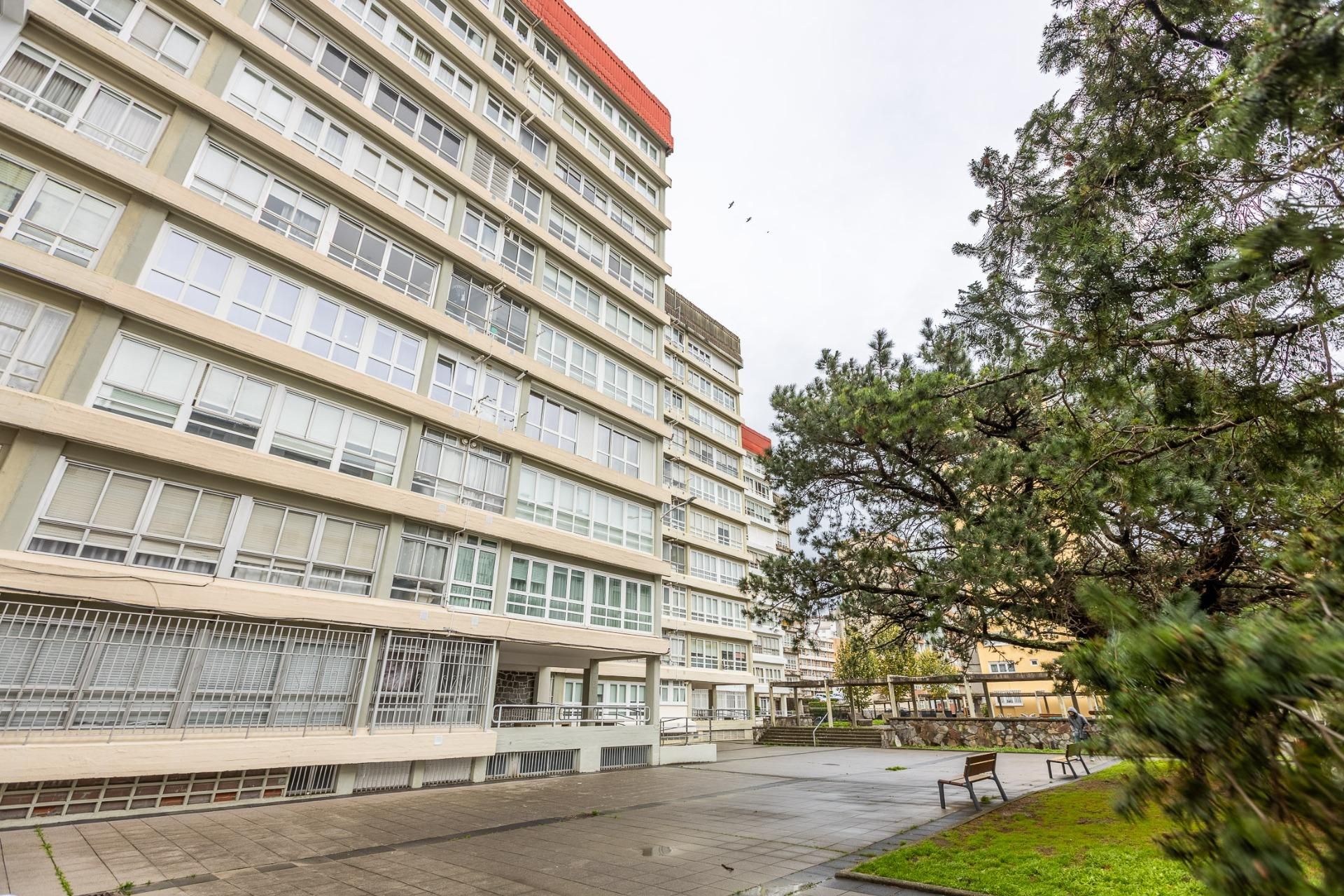 Exterior view of Apartment for sale in A Coruña Capital 
