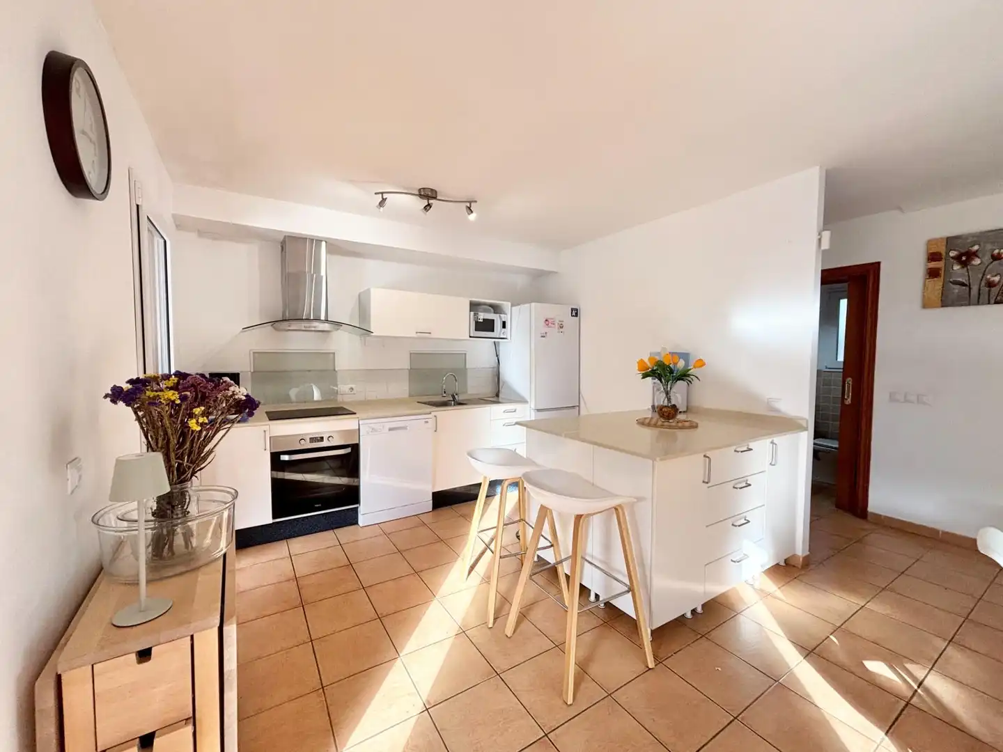 Küche von Einfamilien-Reihenhaus zum Verkauf in Llucmajor mit Heizung, Privatgarten und Terrasse
